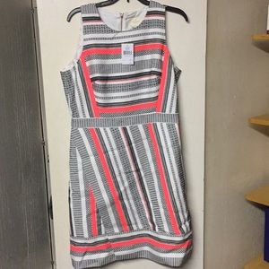 Kate spade flights of fancy ribbon jacquard dress